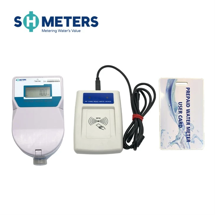 Μπρούτζινος μετρητής ζεστού νερού AMI IC Card Water Meter