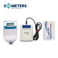 15mm-25mm ορειχάλκινο σώμα προπληρωμένο IC Card Water Meter Υψηλή Ακρίβεια