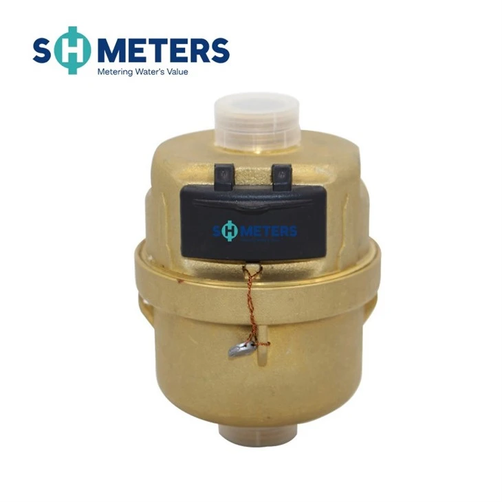 Brass Body Volumetric Water Meter DN15~40mm