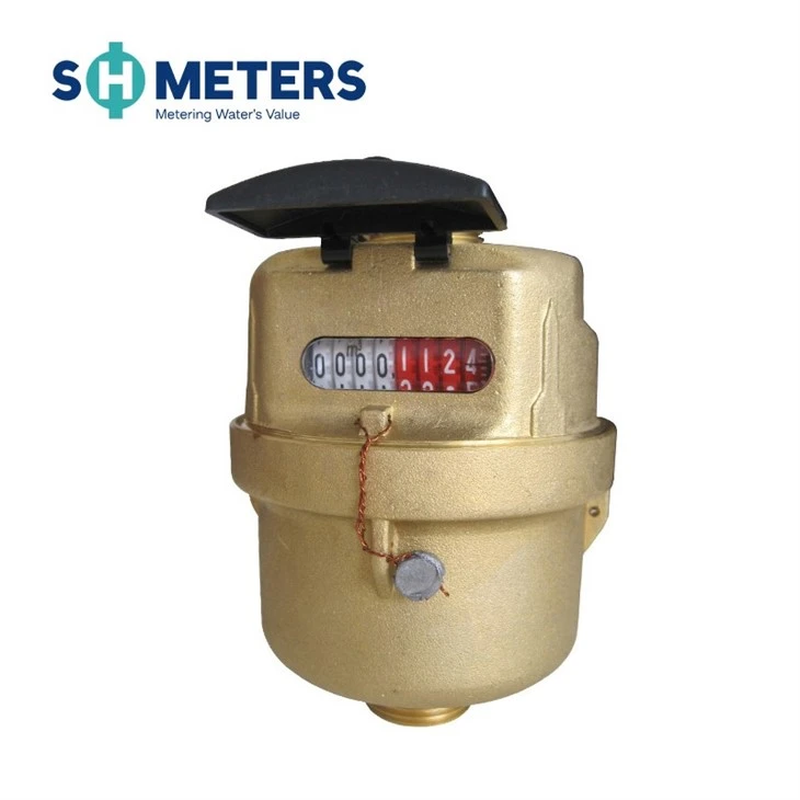 Brass Body Volumetric Water Meter DN15~40mm