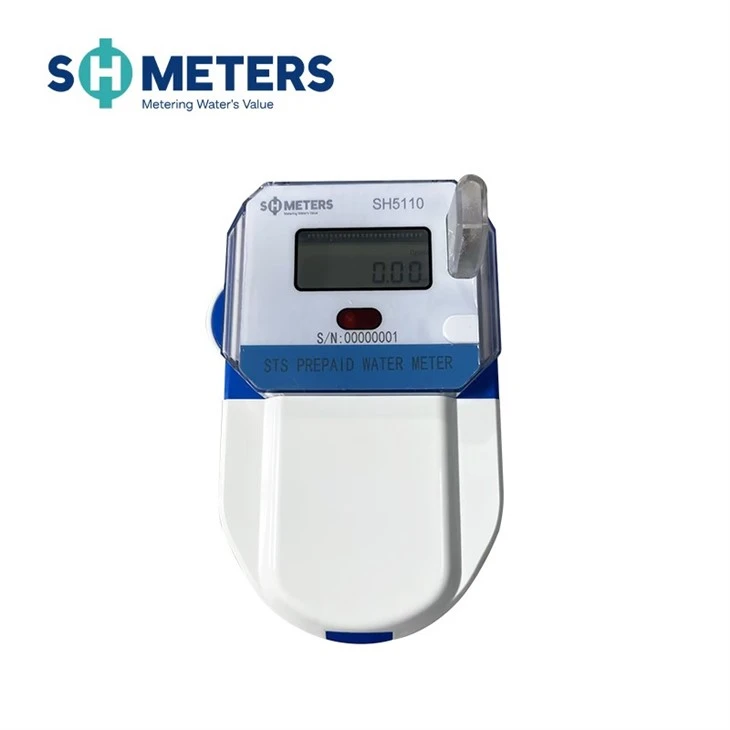 STS Prepaid Water Flow Meter Brass Body For Residential